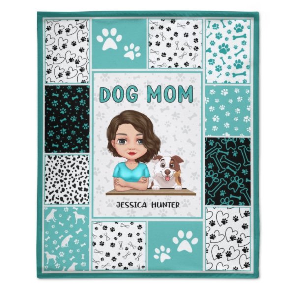 You Had Me At Woof - Dog Personalized Custom Blanket - Mother's Day, Birthday Gift For Pet Owners, Pet Lovers - OLESA