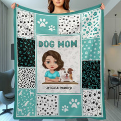 You Had Me At Woof - Dog Personalized Custom Blanket - Mother's Day, Birthday Gift For Pet Owners, Pet Lovers - OLESA