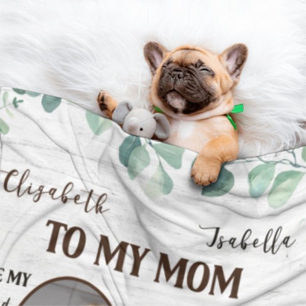 You're The Strongest Woman I Know - Upload Image, Gift For Mom, Personalized Blanket - ARNOVIC