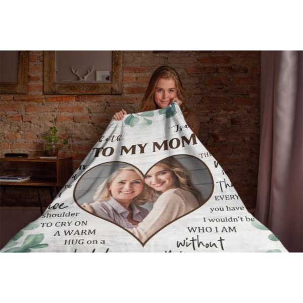 You're The Strongest Woman I Know - Upload Image, Gift For Mom, Personalized Blanket - ARNOVIC